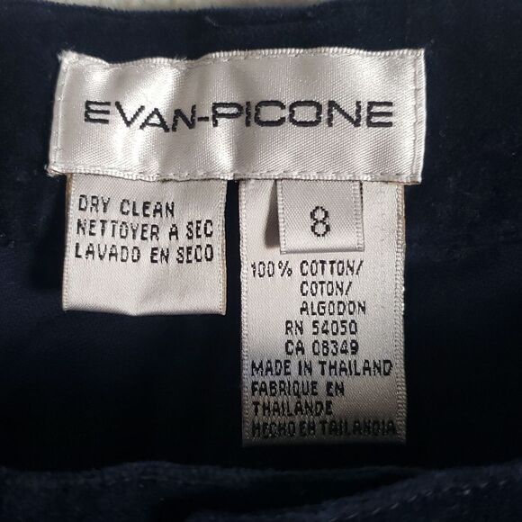 Evan-Picone Navy Blue Pants - Picture 7 of 9